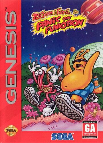 【中古】北米版 海外版 メガドライブ SEGA ToeJam & Earl in Panic on Funkotron セガ ジェネシス GENESIS