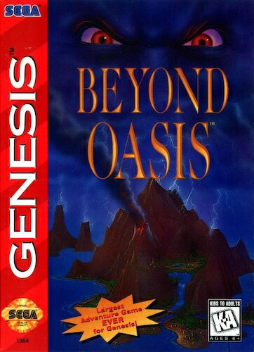 【中古】北米版 海外版 メガドライブ SEGA Beyond Oasis ストーリー オブ トア 〜光を継ぐ者〜 セガ ジェネシス GENESIS