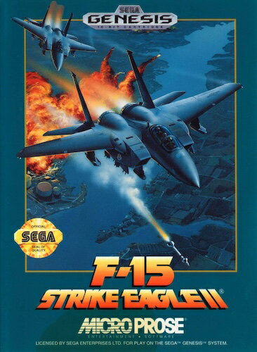 【中古】北米版 海外版 メガドライブ SEGA F-15 Strike Eagle II F-15 ストライクイーグル セガ ジェネシス GENESIS