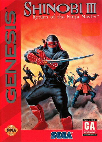 【中古】北米版 海外版 メガドライブ SEGA Shinobi III Return of the Ninja Master ザ スーパー忍 セガ ジェネシス GENESIS