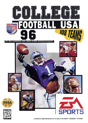 【中古】北米版 海外版 メガドライブ SEGA College Football USA 96 フットボール セガ ジェネシス GENESIS