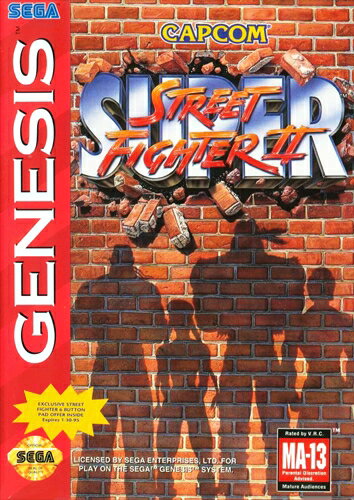 【中古】北米版 海外版 メガドライブ SEGA Super Street Fighter II スーパーストリートファイターII セガ ジェネシス GENESIS