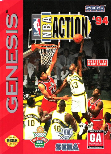 【中古】北米版 海外版 メガドライブ SEGA NBA Action 94 NBAアクション94 バスケットボール セガ ジェネシス GENESIS