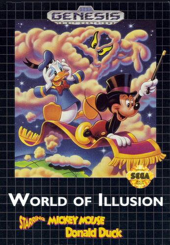 【中古】北米版 海外版 メガドライブ SEGA World of Illusion セガ ジェネシス GENESIS