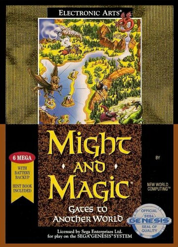 【中古】北米版 海外版 メガドライブ SEGA Might and Magic Gates to Another World マイト&マジック BOOK II セガ ジェネシス GENESIS