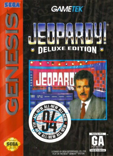 【中古】北米版 海外版 メガドライブ SEGA Jeopardy! Deluxe Edition ジェパディ! セガ ジェネシス GENESIS