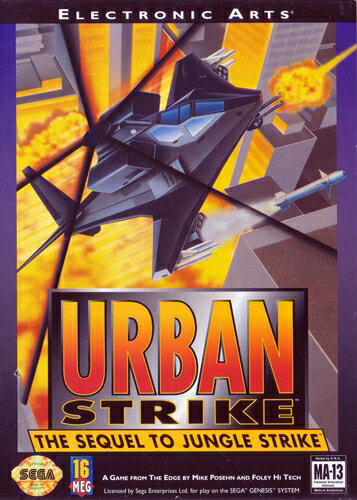 【中古】北米版 海外版 メガドライブ SEGA Urban Strike アーバン ストライク セガ ジェネシス GENESIS