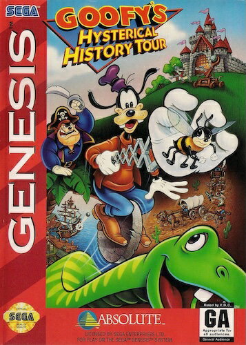 【中古】北米版 海外版 メガドライブ SEGA Goofy's Hysterical History Tour グーフィーズ ヒステリカル ヒストリー ツアー セガ ジェネシス GENESIS
