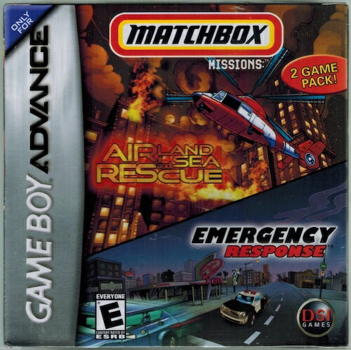 【中古】北米版 GBA Matchbox Missions Air Land and Sea Rescue / Emergency Response マッチボックス ミッションズ エアー ランド アンド シー レスキュー エマージェンシー レスポンス ゲームボーイアドバンス