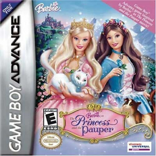 【中古】北米版 GBA Barbie Princess and the Pauper バービー アズ ザ プリンセス アンド ザ パウパー ゲームボーイアドバンス