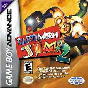 【中古】北米版 GBA Earthworm Jim 2 アースワームジム 2 ゲームボーイアドバンス