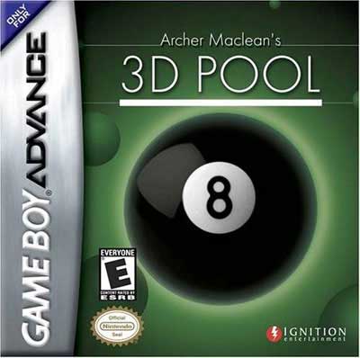 【中古】北米版 GBA 3D Pool ゲームボ�