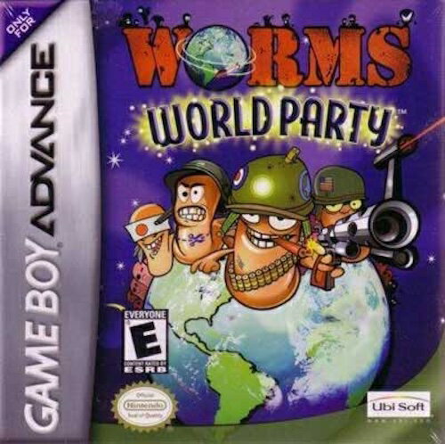 【中古】北米版 GBA Worms World Party ワームス ワールド パーティー ゲームボーイアドバンス