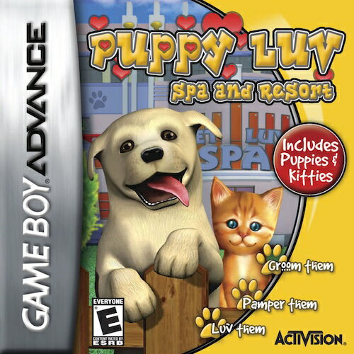 【中古】北米版 GBA Puppy Luv Spa and Resort ゲームボーイアドバンス