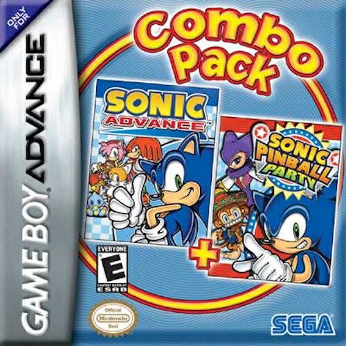 【中古】北米版 GBA Sonic Advance and Sonic Pinball Party ソニックアドバンス ソニックピンボールパーティー ゲームボーイアドバンス