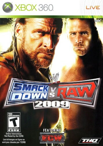 【中古】北米版 海外版 Xbox360 WWE SmackDown vs Raw 2009