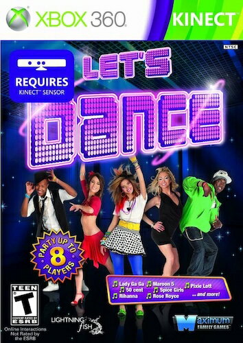 【中古】北米版 海外版 Xbox360 Let's Dance レッツ・ダンス 【中古】北米版 海外版 Xbox360 Let's Dance レッツ・ダンス