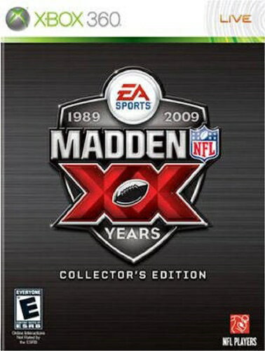 【中古】北米版 海外版 Xbox360 Madden 2009 20th Anniversary Edition マッデン NFL