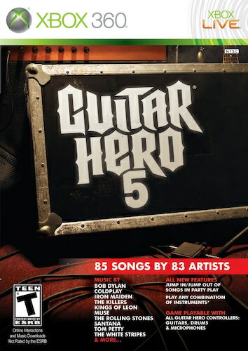 【中古】北米版 海外版 Xbox360 Guitar Hero 5 ギターヒーロー 【中古】北米版 海外版 Xbox360 Guitar Hero 5 ギターヒーロー