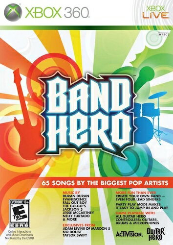 【中古】北米版 海外版 Xbox360 Band Hero バンド ヒーロー 【中古】北米版 海外版 Xbox360 Band Hero バンド ヒーロー