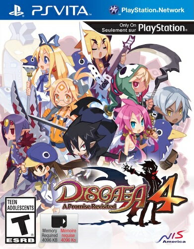 【中古】北米版 海外版 PS VITA PSV Disgaea 4 A Promise Revisited 魔界戦記ディスガイア4