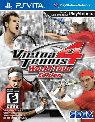 【中古】北米版 海外版 PS VITA PSV Virtua Tennis 4 World Tour パワースマッシュ4