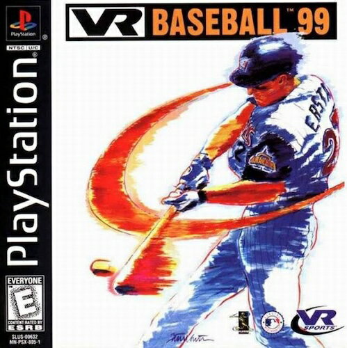 【中古】北米版 海外版 PS1 Playstation 1 プレイステーション VR Baseball 99