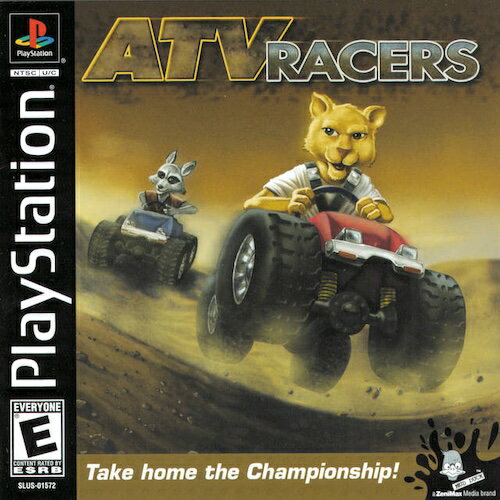 【中古】北米版 海外版 PS1 Playstation 1 プレイステーション ATV Racers