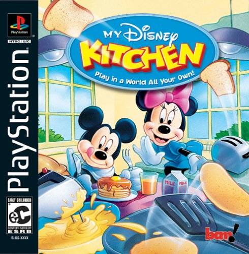 【中古】北米版 海外版 PS1 Playstation 1 プレイステーション My Disney Kitchen