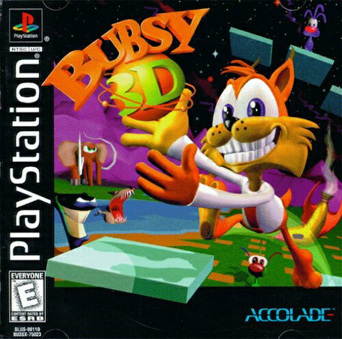 【中古】北米版 海外版 PS1 Playstation 1 プレイステーション Bubsy 3D バブジー3D