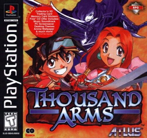 【中古】北米版 海外版 PS1 Playstation 1 プレイステーション Thousand Arms サウザンドアームズ