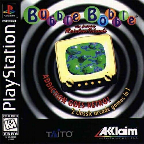 【中古】北米版 海外版 PS1 Playstation 1 プレイステーション Bubble Bobble バブルボブル