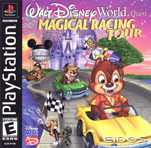 【中古】北米版 海外版 PS1 Playstation 1 プレイステーション Disney Magical Racing Tour ウォルトディズニー ワールドクエスト マジカル レーシング ツアー