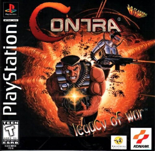 【中古】北米版 海外版 PS1 Playstation 1 プレイステーション Contra Legacy of War コントラ レガシー オブ ウォー