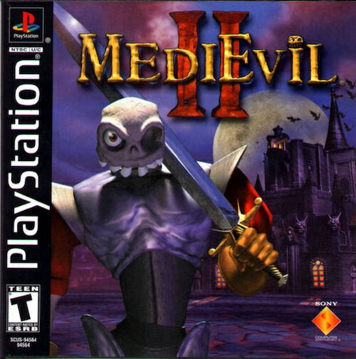 【中古】北米版 海外版 PS1 Playstation 1 プレイステーション Medievil II メディーバル 甦ったガロメアの勇者