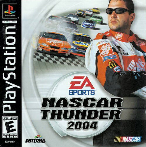 【中古】北米版 海外版 PS1 Playstation 1 プレイステーション NASCAR Thunder 2004 ナスカー