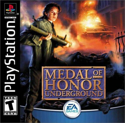 【中古】北米版 海外版 PS1 Playstation 1 プレイステーション Medal of Honor Underground メダル オブ オナー アンダーグラウンド