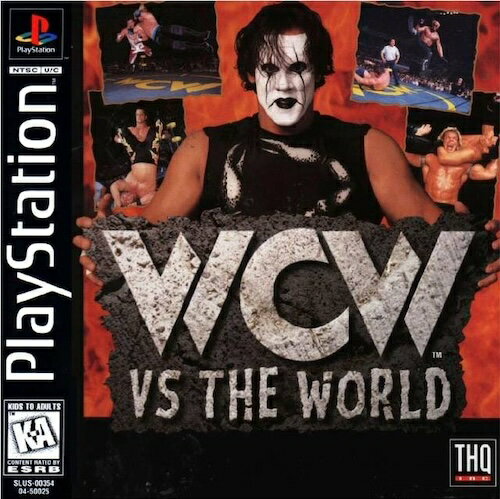 【中古】北米版 海外版 PS1 Playstation 1 プレイステーション WCW vs the World バーチャル プロレスリング