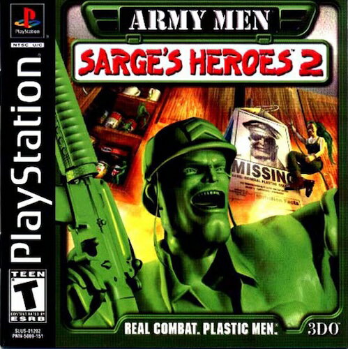 【中古】北米版 海外版 PS1 Playstation 1 プレイステーション ARMY MEN SARGES HEROES 2 アーミーメン サージズ ヒーローズ2