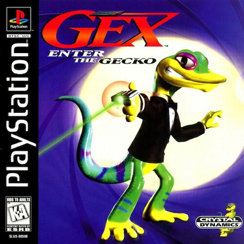 【中古】北米版 海外版 PS1 Playstation 1 プレイステーション Gex Enter the Gecko ゲックス スピンテイル