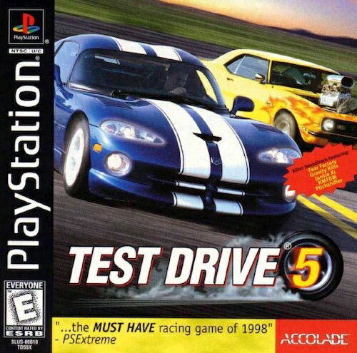 【中古】北米版 海外版 PS1 Playstation 1 プレイステーション Test Drive 5 テストドライブ 5