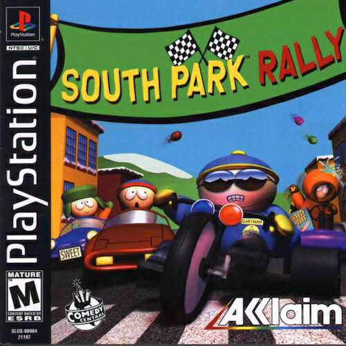 【中古】北米版 海外版 PS1 Playstation 1 プレイステーション South Park Rally