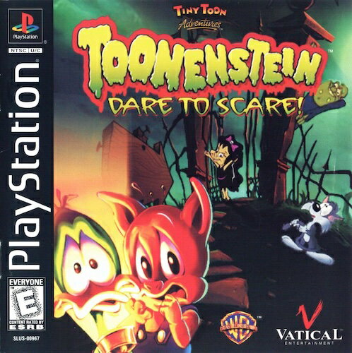 【中古】北米版 海外版 PS1 Playstation 1 プレイステーション Toonenstein Dare to Scare タイニートゥーン アドベンチャー トゥーネンシュタイン デア トゥ スケア!
