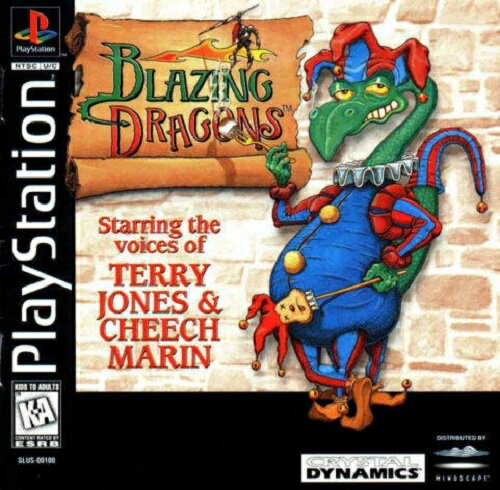 【中古】北米版 海外版 PS1 Playstation 1 プレイステーション Blazing Dragons ブレイジング ドラゴンズ