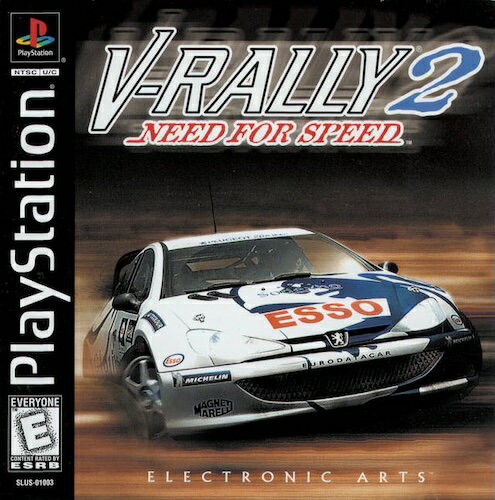 【中古】北米版 海外版 PS1 Playstation 1 プレイステーション V-Rally 2 ニード フォースピード Vラリー