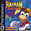 【中古】北米版 海外版 PS1 Playstation 1 プレイステーション Rayman Brain Games レイマン