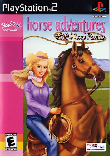 【中古】北米版 海外版 PS2 Playstation 2 プレイステーション Barbie Horse Adventures Wild Horse Rescue バービーホース