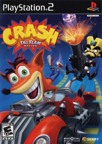 【中古】北米版 海外版 PS2 Playstation 2 プレイステーション Crash Tag Team Racing クラッシュ バンディクー がっちゃんこワールド