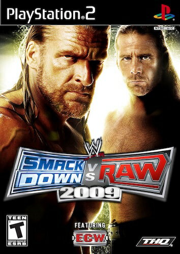 【中古】北米版 海外版 PS2 Playstation 2 プレイステーション WWE SmackDown vs Raw 2009 レッスルマニア