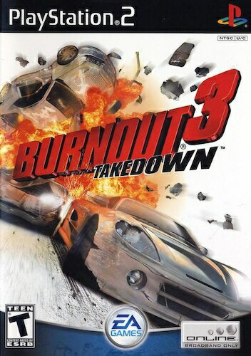 【中古】北米版 海外版 PS2 Playstation 2 プレイステーション Burnout 3 Take Down バーンアウト3 テイクダウン
